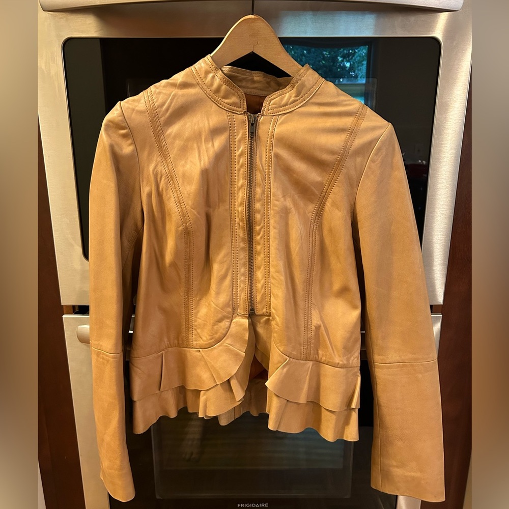 Buttery soft cropped leather jacket